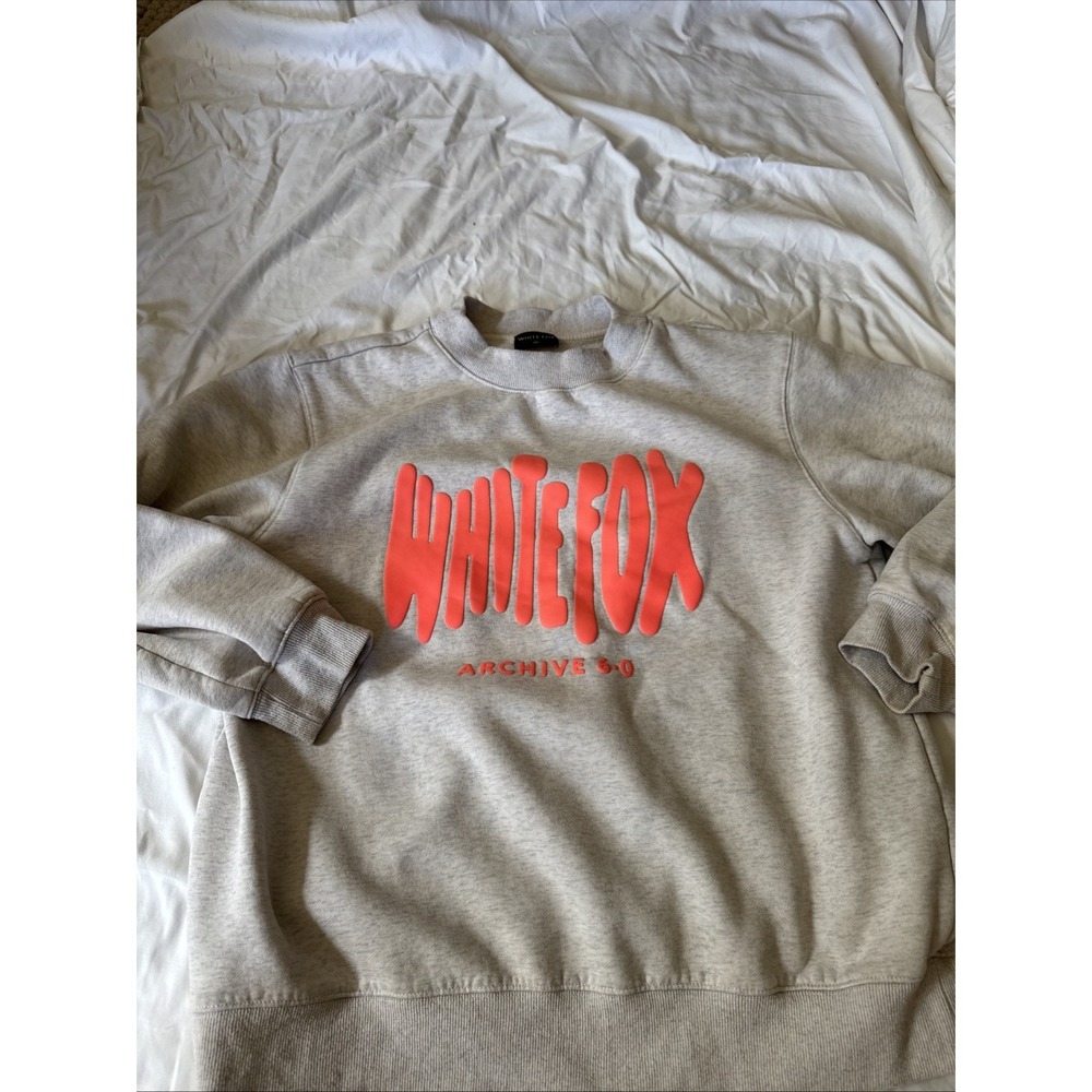 White Fox Archive 6.0 Crew Pullover M/L Men's Gray‎
